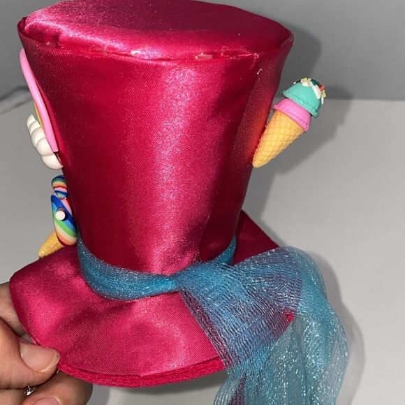 Halloween Candy Headband Top Hat One Size Pink - Picture 2 of 8